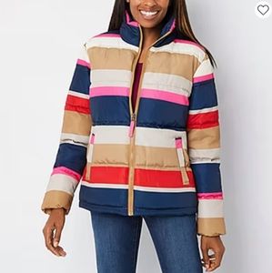 St. John's Bay Water Resistant Puffer Jacket Size XXL